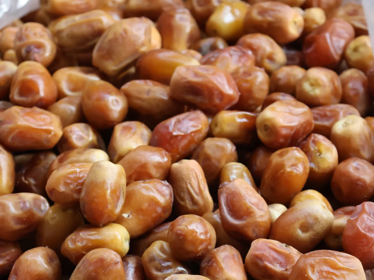 تمر الزهدي العراقي في كرتون تصدير مبطّن بغلاف غذائي